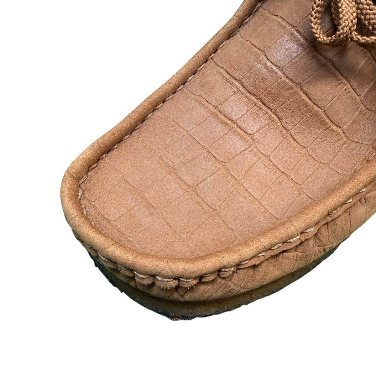 12AW/EMBOSSED CROCODILE WALLABEE BOOT／エンボスクロコダイルワラビーブーツ アーカイブ品