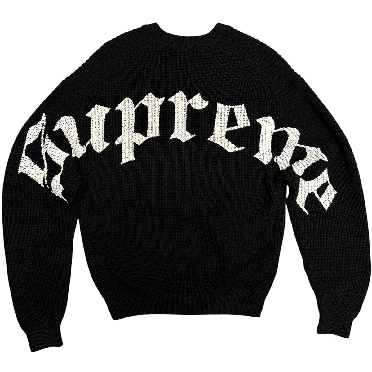 25SS/Old English Printed Sweater／オールドイングリッシュロゴプリントセーター