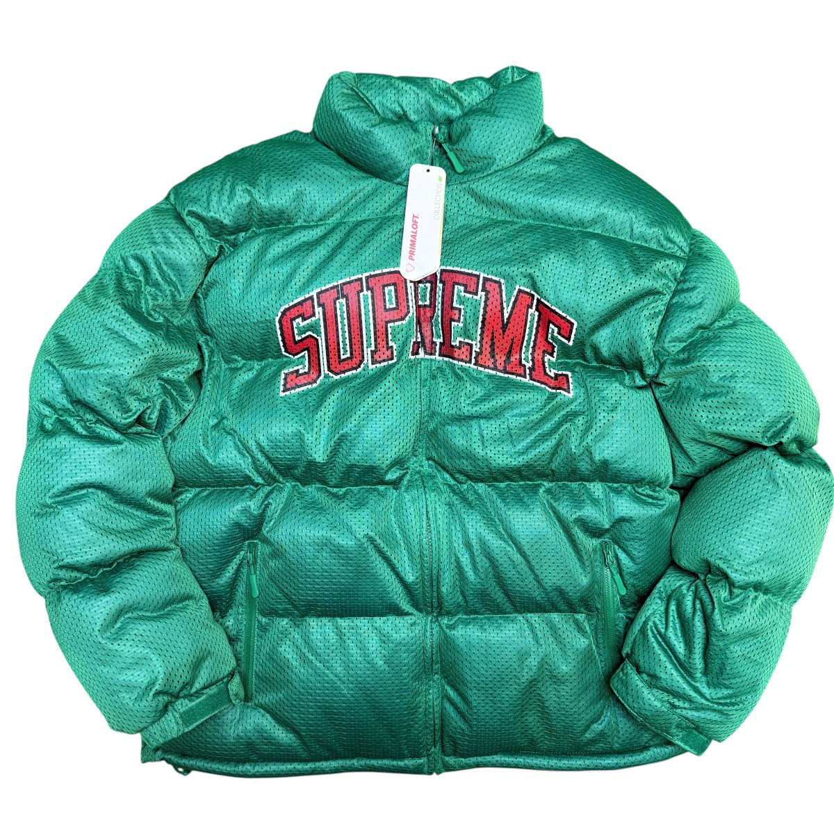 23SS/Mesh Jersey Puffer Jacketメッシュジャージ パファージャケット/綿プリマロフト