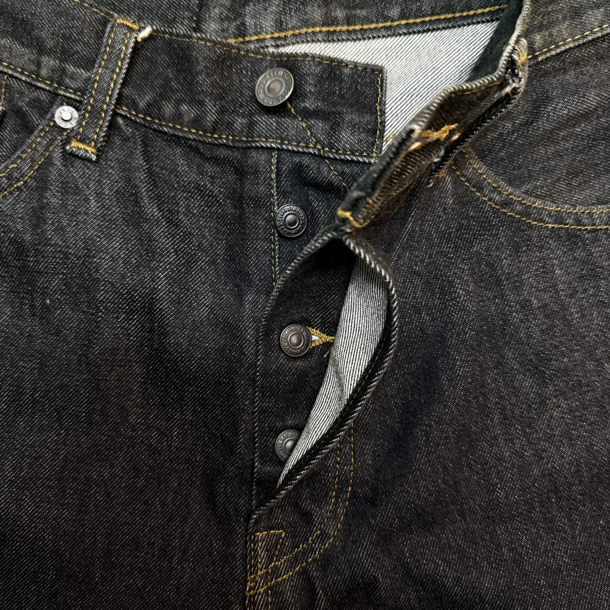 25SS/DENIM PANTS BLACK RIGID 501XX／501XXスーパーワイドリジッドデニムパンツ/11-21-1591-291