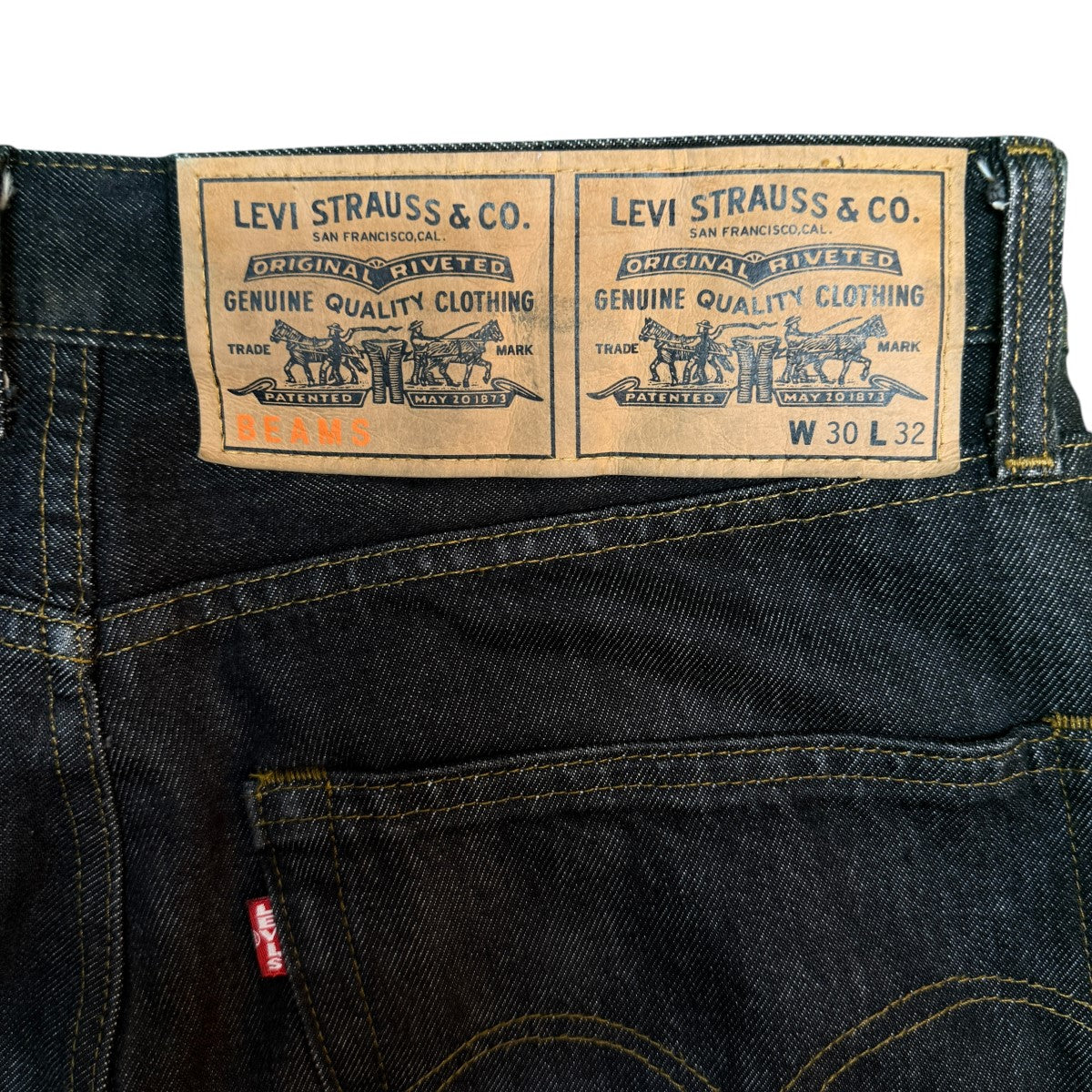 25SS/DENIM PANTS BLACK RIGID 501XX／501XXスーパーワイドリジッドデニムパンツ/11-21-1591-291