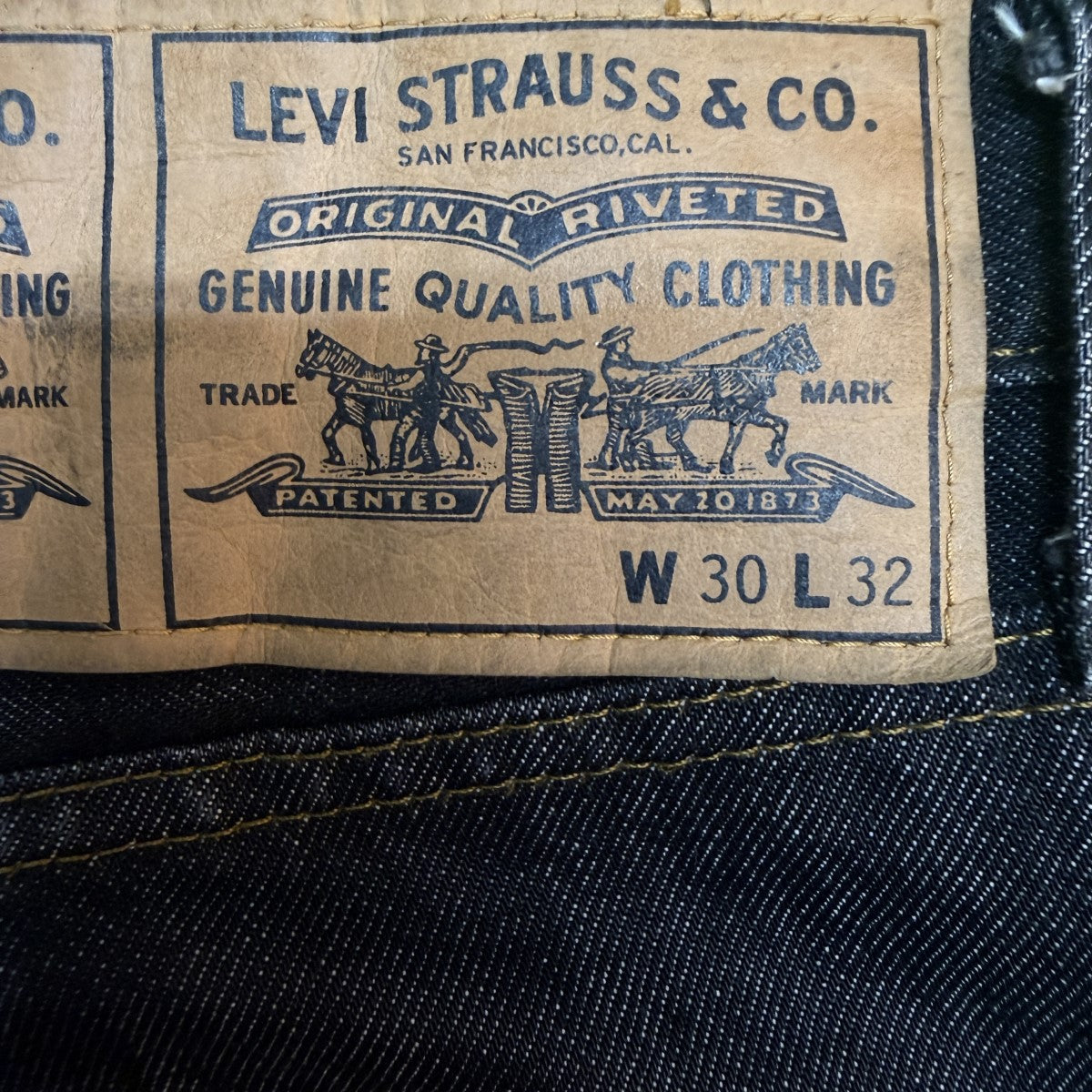 25SS/DENIM PANTS BLACK RIGID 501XX／501XXスーパーワイドリジッドデニムパンツ/11-21-1591-291