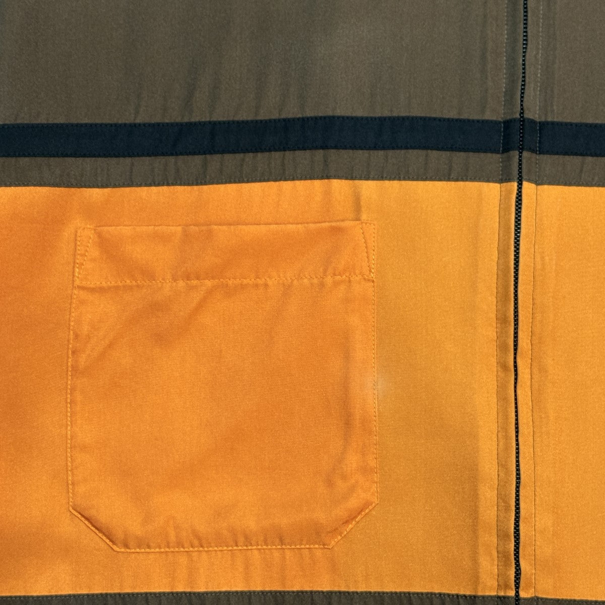 Supreme 26SS/Silk Zip Up S／S Shirt／シルクジップアップショートスリーブシャツ 古着・中古-3枚目のアイテム画像