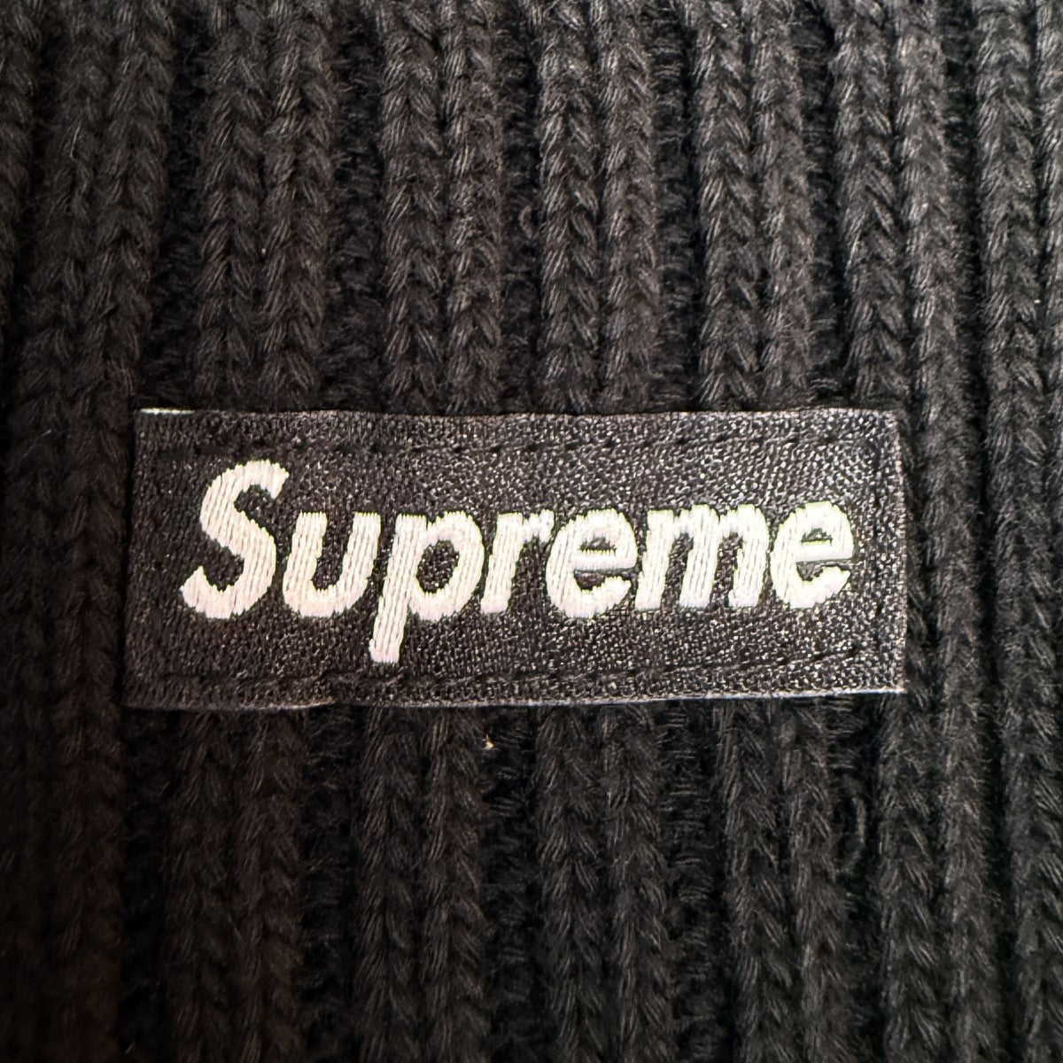 25SS/Overdyed Beanie Black／オーバーダイビーニーニットキャップ ブラック