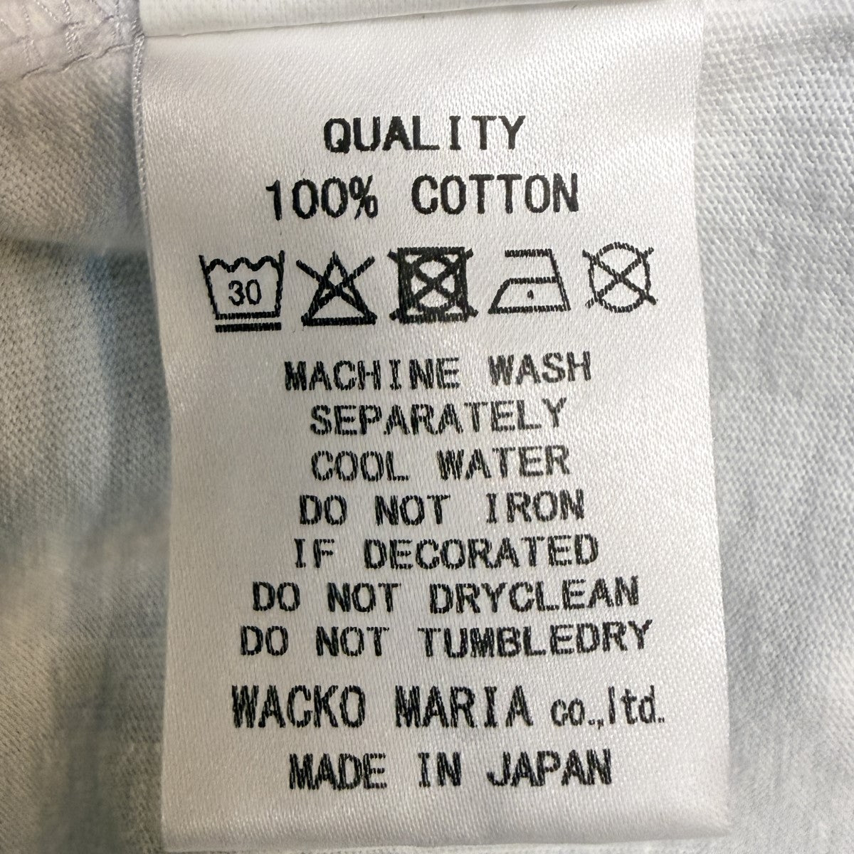 26SS/WORLD CUP ／ WASHED HEAVY WEIGHT T-SHIRT／ワールドカップウォッシュヘビーTシャツ 希少商品/WMLTD-WMT-WT01