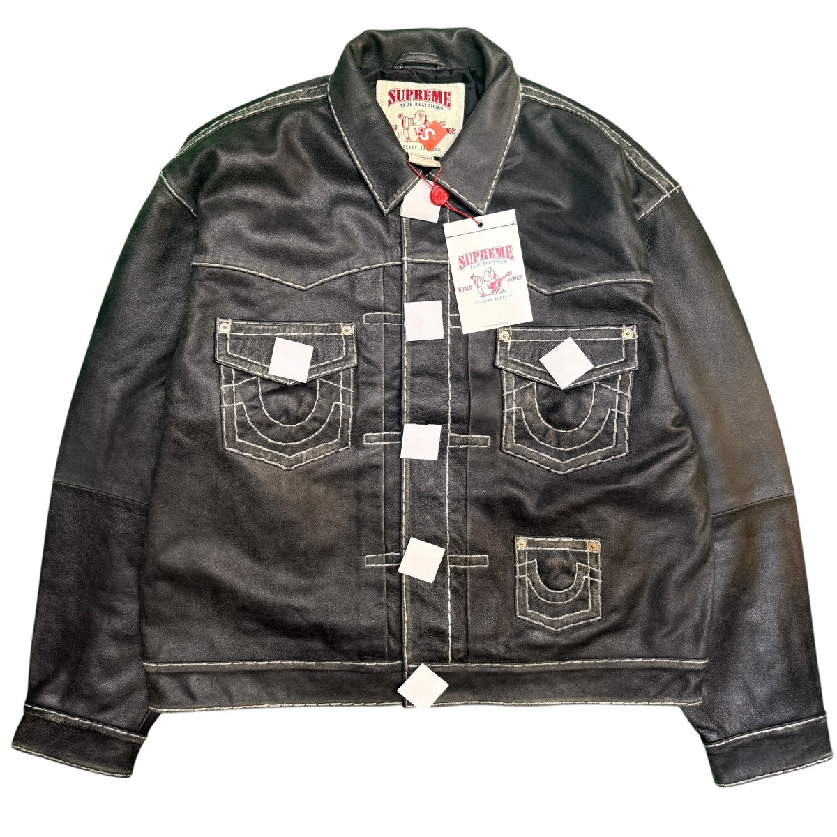 25AW/Leather Trucker Jacket／レザートラッカージャケット