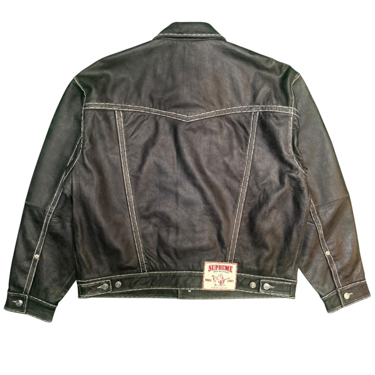 Supreme×TRUE RELIGION 25AW/Leather Trucker Jacket／レザー