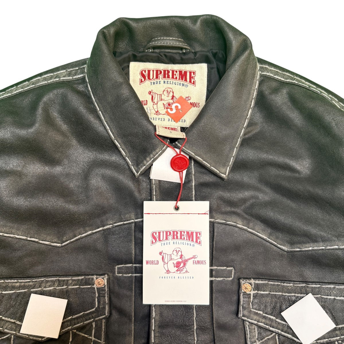 Supreme×TRUE RELIGION 25AW/Leather Trucker Jacket／レザー