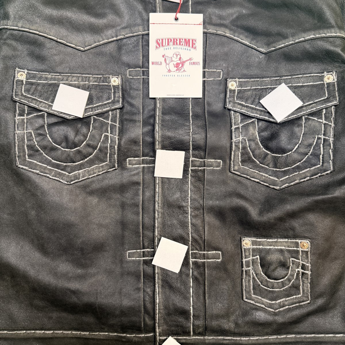 Supreme×TRUE RELIGION 25AW/Leather Trucker Jacket／レザー