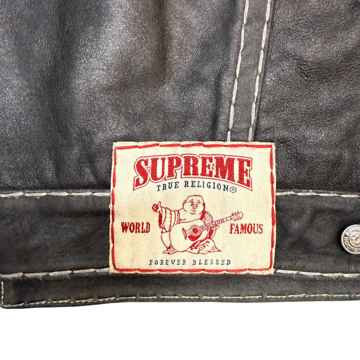 Supreme×TRUE RELIGION 25AW/Leather Trucker Jacket／レザー