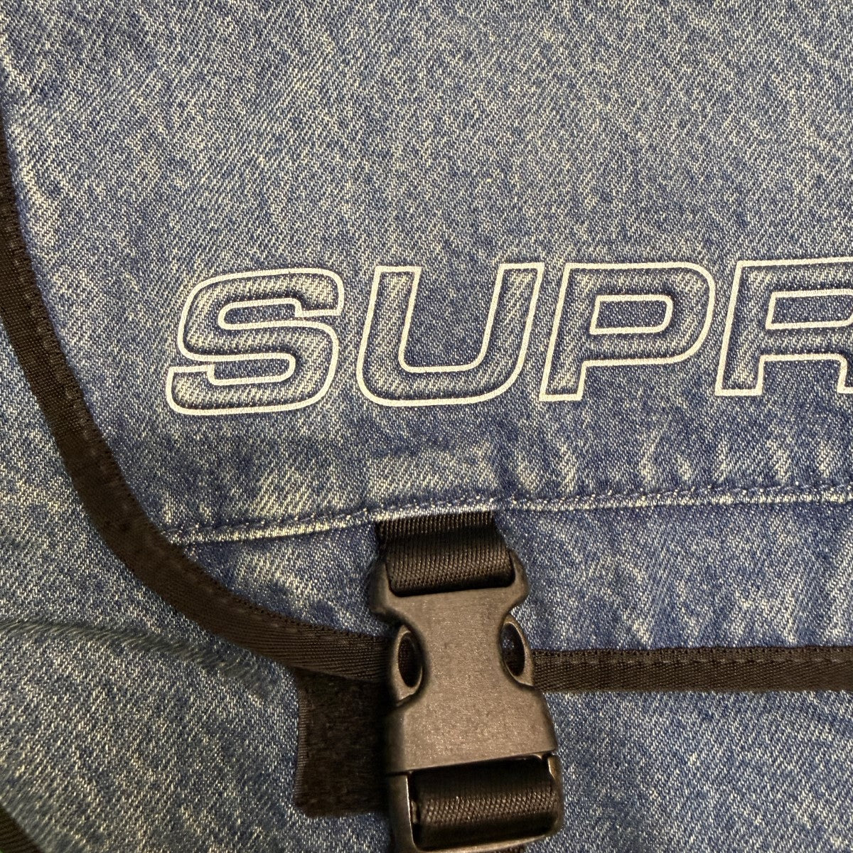 25AW/Denim Messenger Bag Washed Indigo／デニムメッセンジャーバッグ