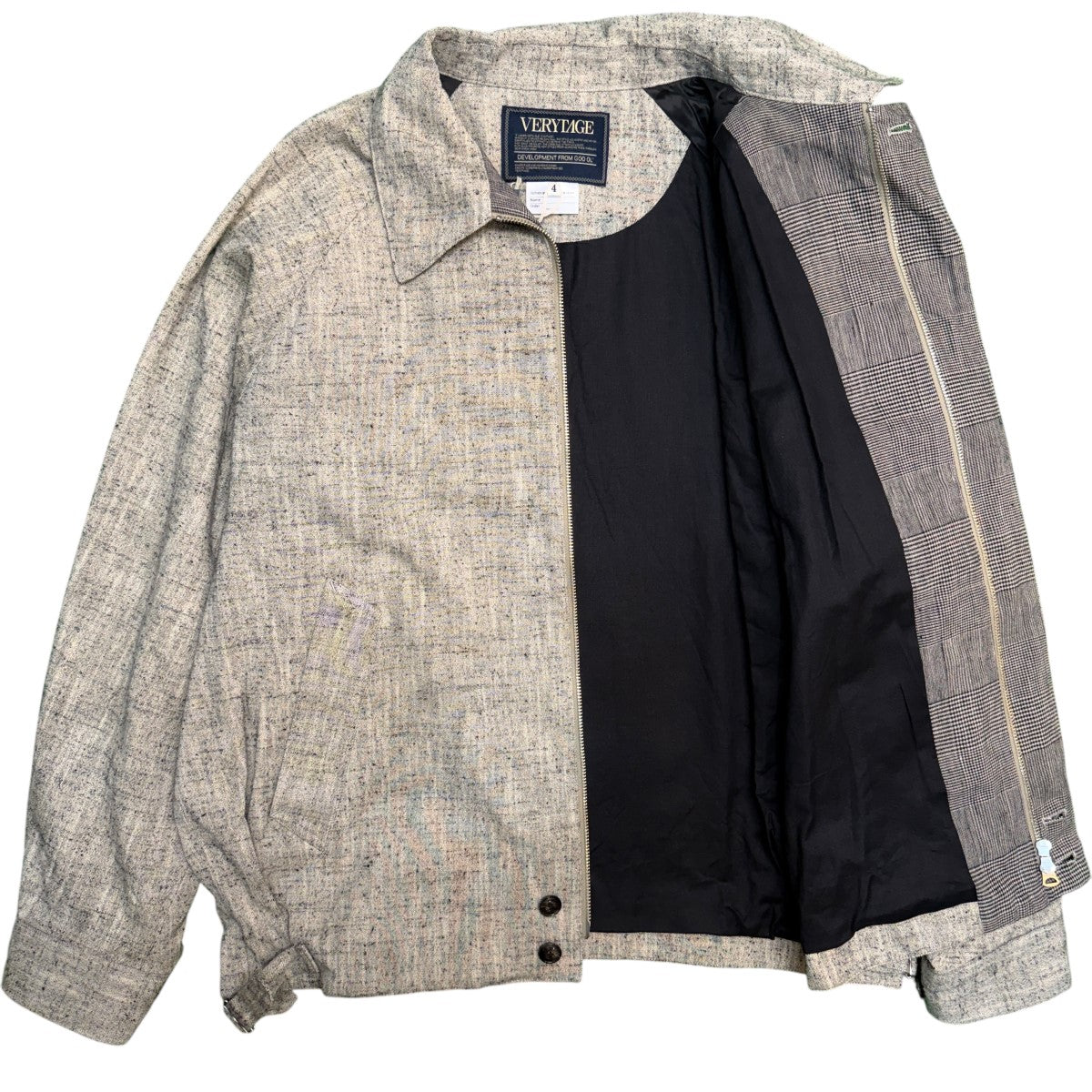 26SS/THE HARRINGTON／MOKU IVORY／ハリントンジャケット/V16602