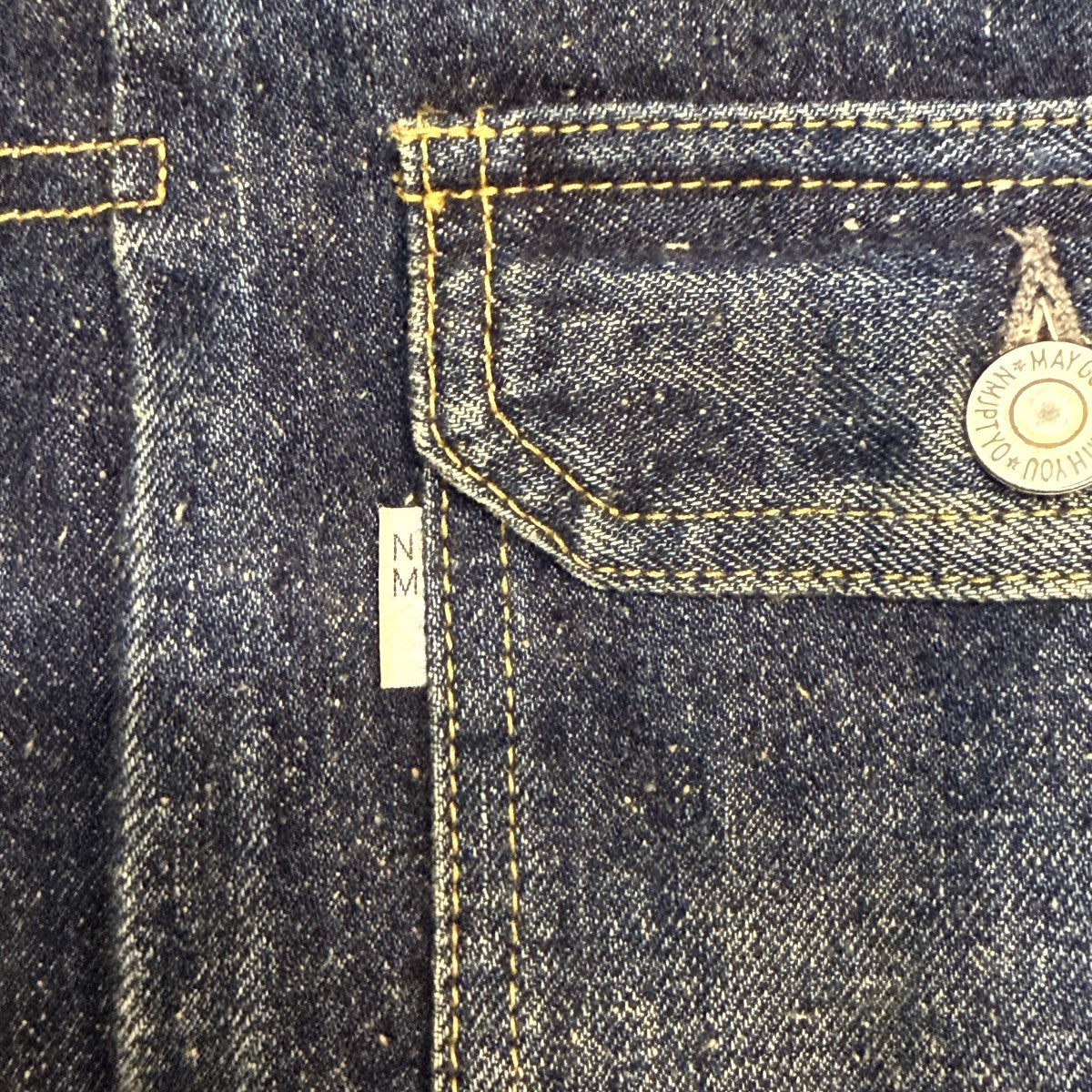 26SS/#006 2ND T-BACK JACKET／セカンドTバックデニムジャケット/2026SSJK-YY-0003