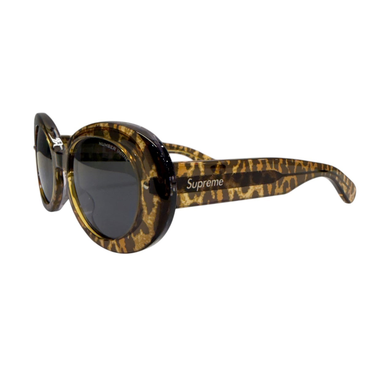 25AW/NUMBER (N)INE SunglassesLeopard／オーバルサングラス