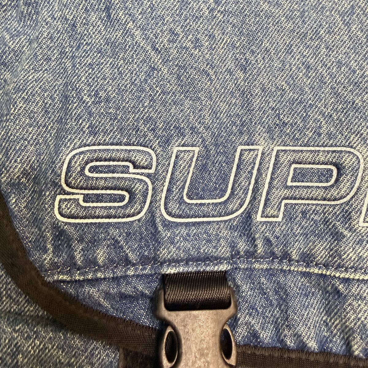 25AW/Denim Messenger Bag Washed Indigo／Washed Indigoデニムメッセンジャーバッグ