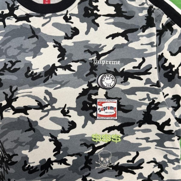 25AW/Crane S／S Top／Black Camo／クレーンショートスリーブトップ