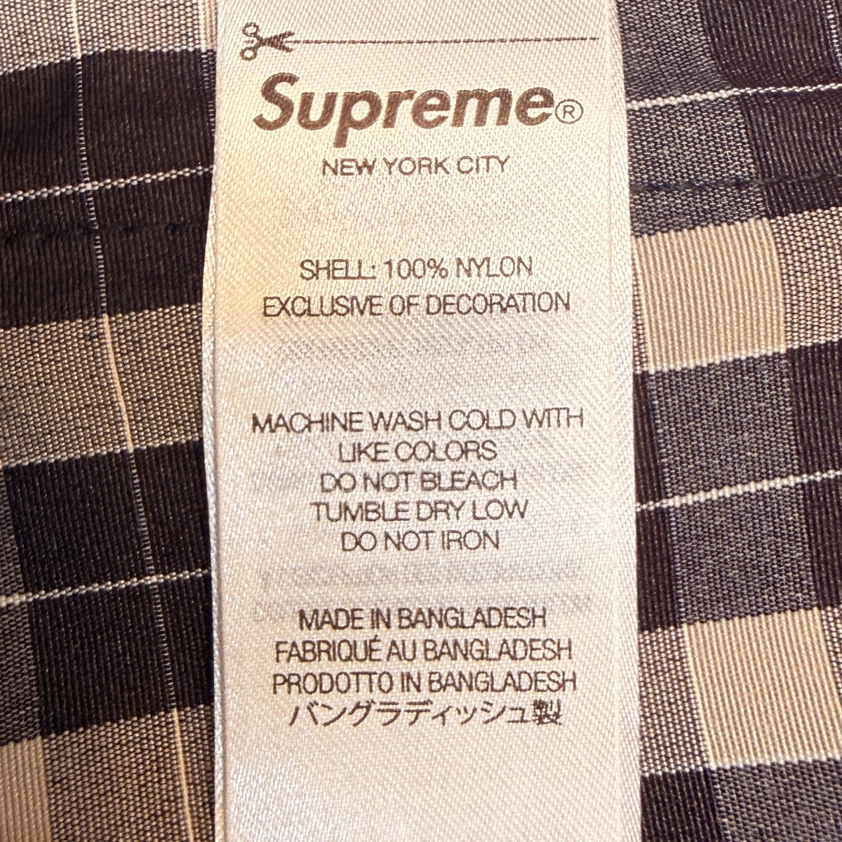 25AW/Plaid Warm Up Pant／プラッドウォームアップパンツ