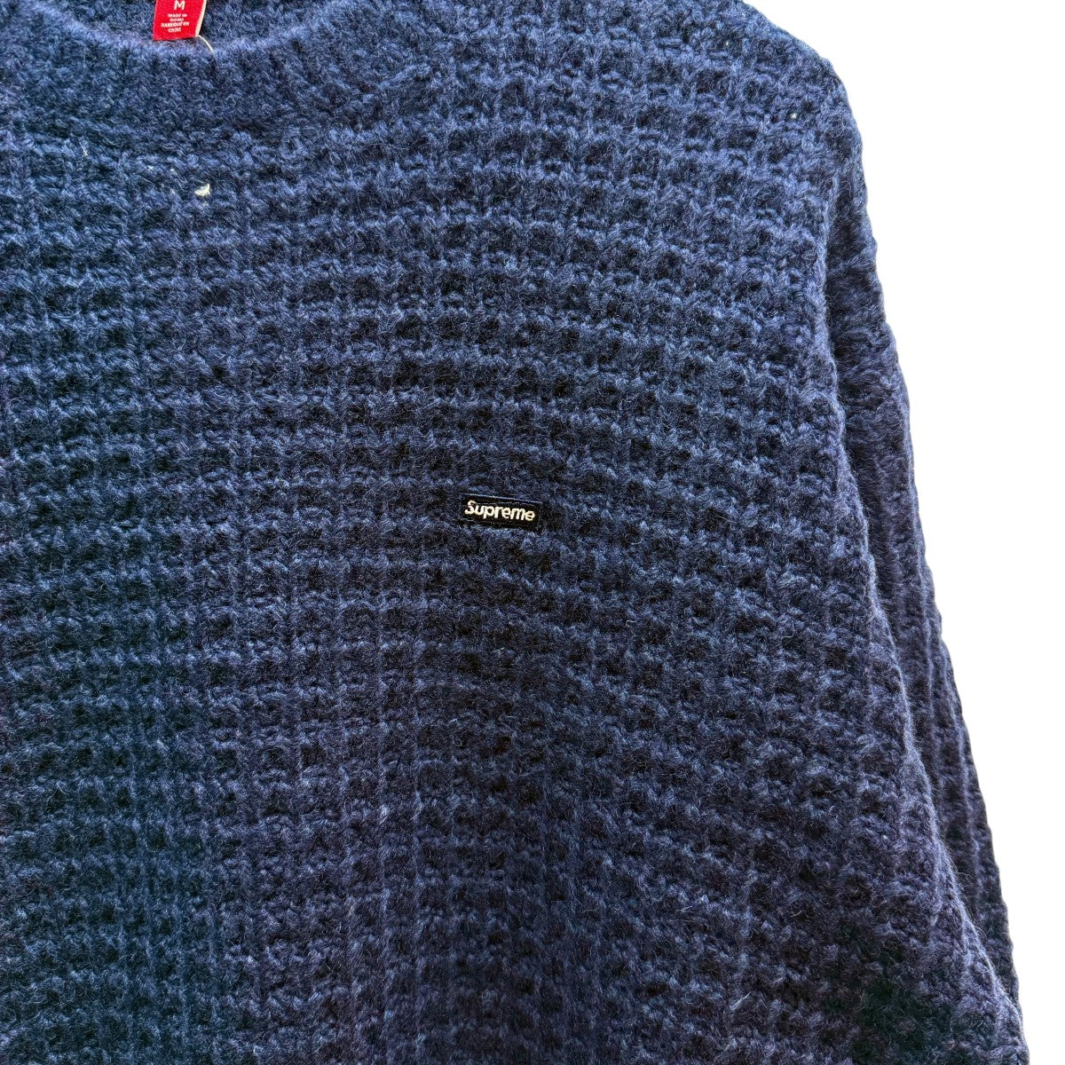 25AW/Small Box Waffle Sweater／スモールボックスワッフルセーター
