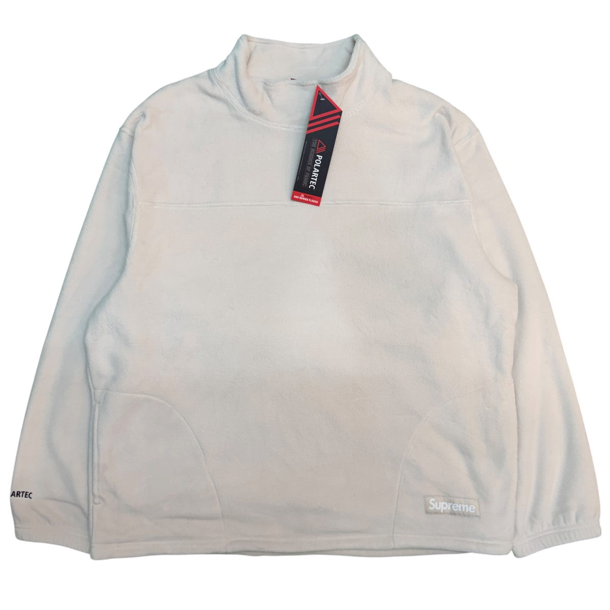 22AW/Polartec Mock Neck PulloverStoneポーラテックモックネックフリースプルオーバー