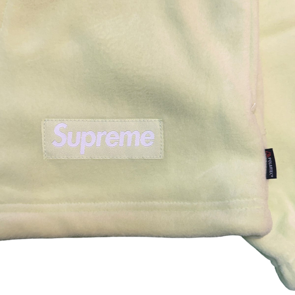 22AW/Polartec Mock Neck PulloverLimeポーラテックモックネックフリースプルオーバー
