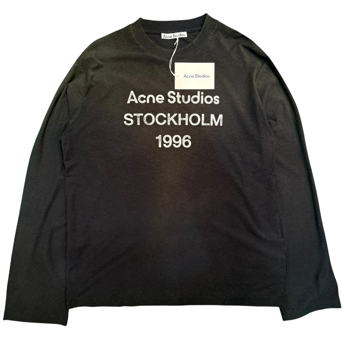 26SS/スプレー仕上げ1996ロゴTシャツ／加工ロングスリーブTシャツ/FN-UX-TSHI000016