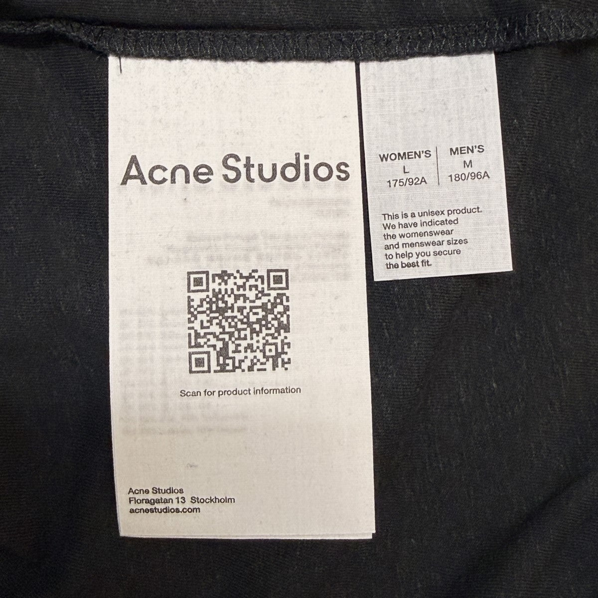 26SS/スプレー仕上げ1996ロゴTシャツ／加工ロングスリーブTシャツ/FN-UX-TSHI000016