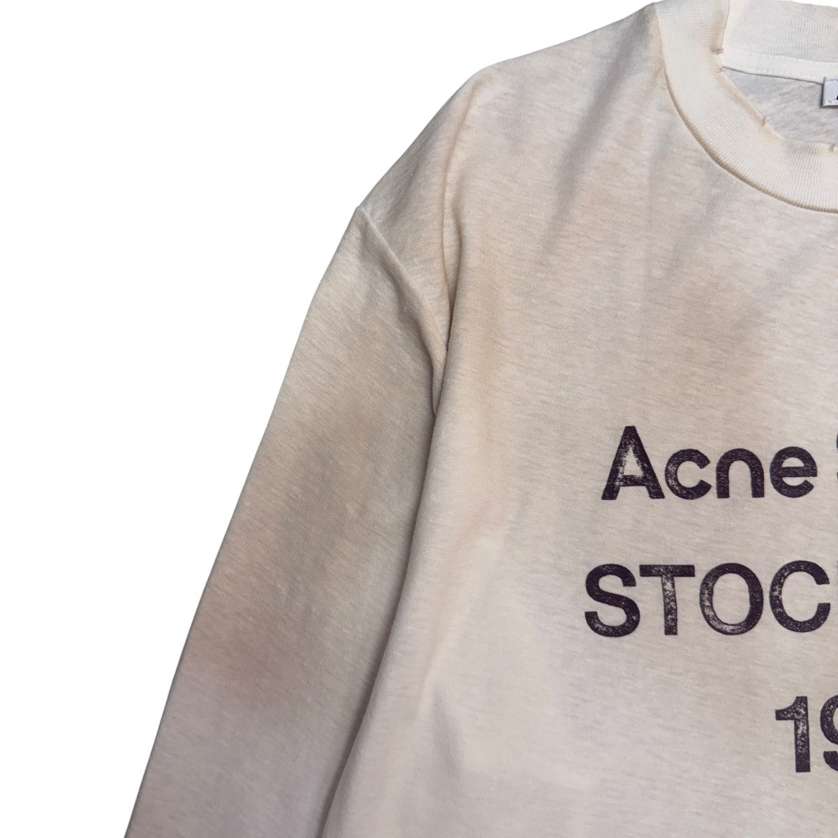 26SS/スプレー仕上げ1996ロゴTシャツ／スプレー加工ロングスリーブTシャツ/FN-UX-TSHI000016