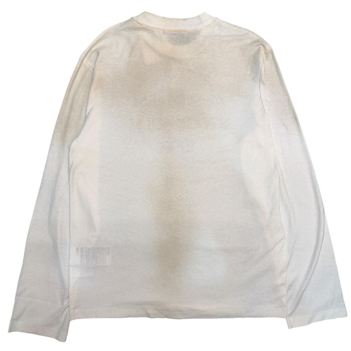 26SS/スプレー仕上げ1996ロゴTシャツ／スプレー加工ロングスリーブTシャツ/FN-UX-TSHI000016