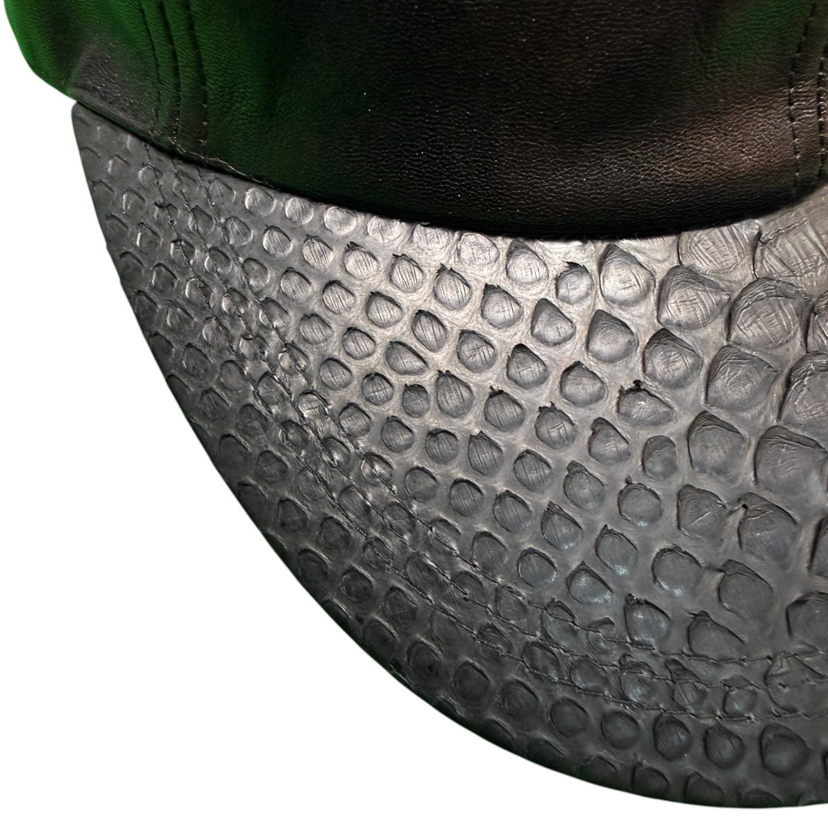DIAMOND PYTHON CAP - DAVID BOYダイアモンドパイソン ヘビ革キャップ