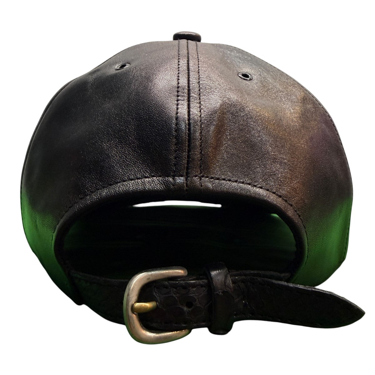 DIAMOND PYTHON CAP - DAVID BOYダイアモンドパイソン ヘビ革キャップ