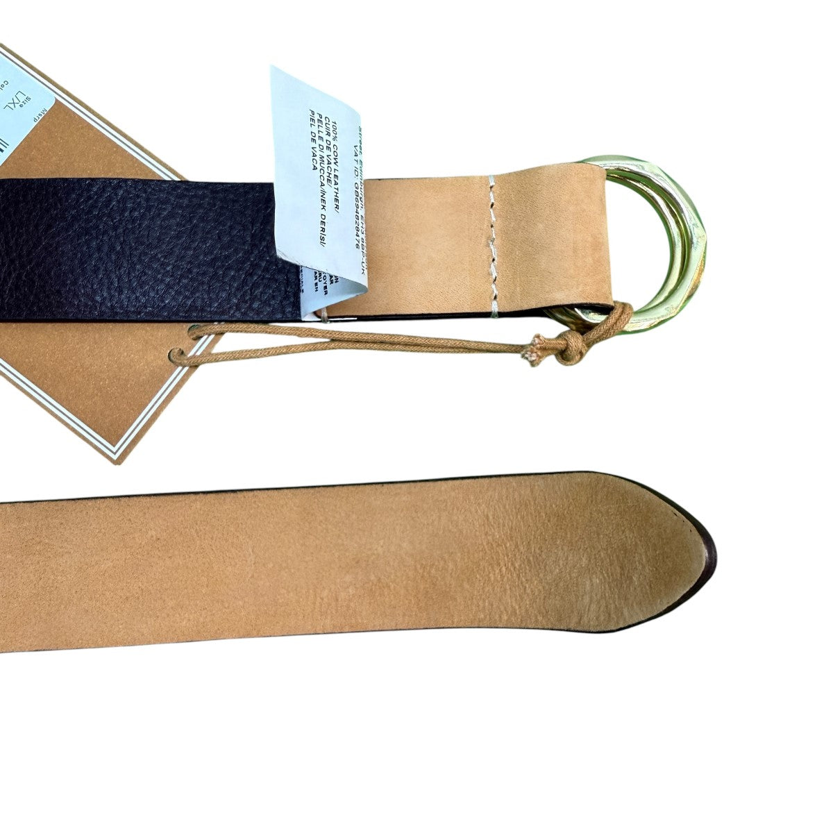 BEAMS×Timberland 26SS/50周年別注 Wheat Belt／ウィートレザーベルト/11-52-0262-106 古着・中古-2枚目のアイテム画像