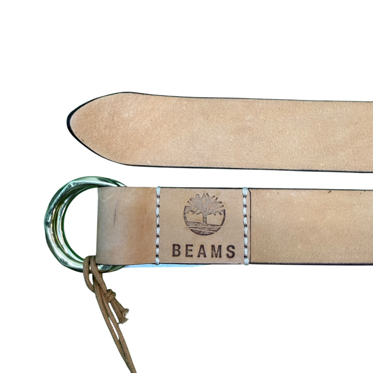 BEAMS×Timberland 26SS/50周年別注 Wheat Belt／ウィートレザーベルト/11-52-0262-106 古着・中古-4枚目のアイテム画像