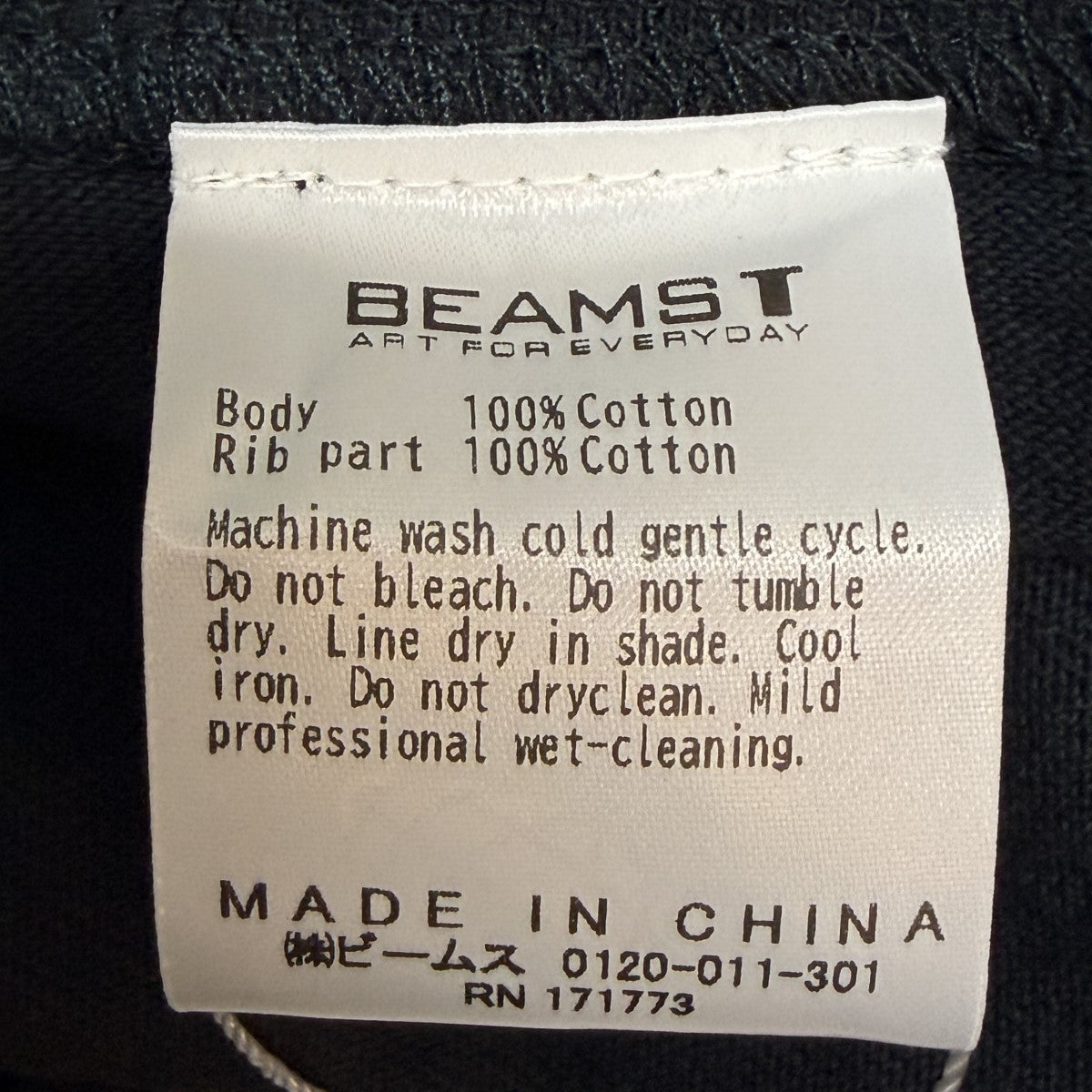 BEAMS T×insane×ANARCHIC ADJUSTMENT Short Sleeve T-shirt／トリプルコラボルーズフィットTシャツ/75-08-1553-146 古着・中古-7枚目のアイテム画像