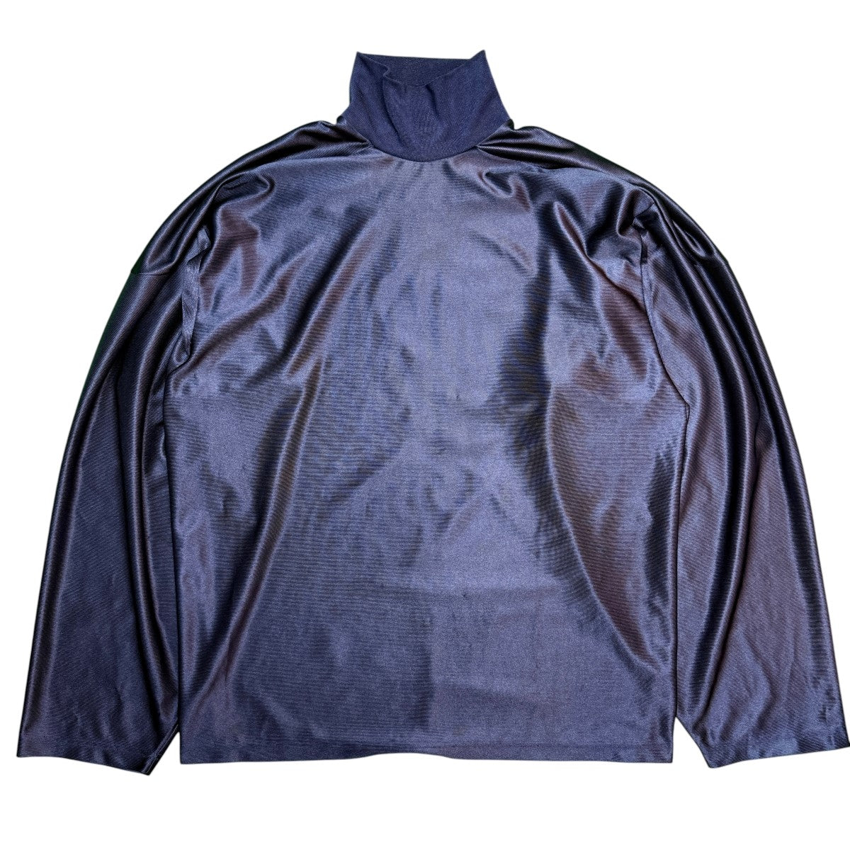 2020／Tricot Satin Mock Neck Jersey／トリコットサテンモックネックジャージ/KT52 641660 TJV20
