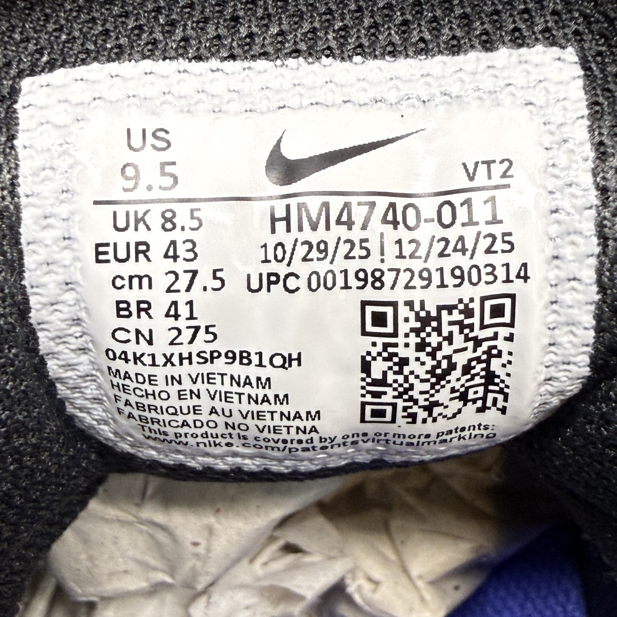 Air Max 95 Big Bubble Black／Sapphire／エアマックス95 ビッグバブル ブラック／サファイア スニーカー/HM4740-011