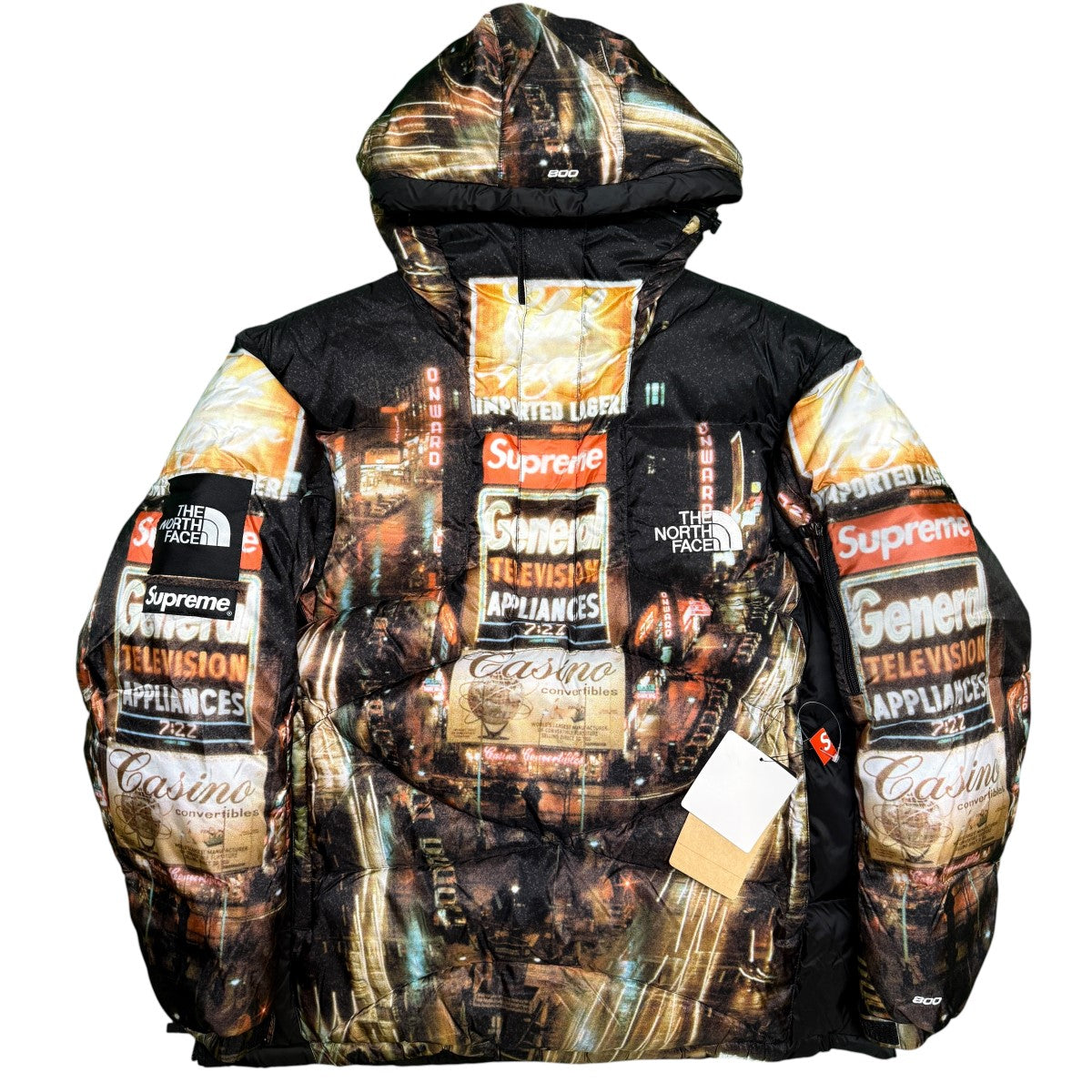 22AW/800-Fill Half Zip Hooded Pullover／Times Square800フィルハーフジップフードプルオーバーダウンジャケット/ND52205I