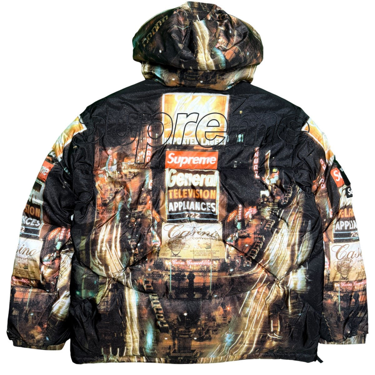 22AW/800-Fill Half Zip Hooded Pullover／Times Square800フィルハーフジップフードプルオーバーダウンジャケット/ND52205I