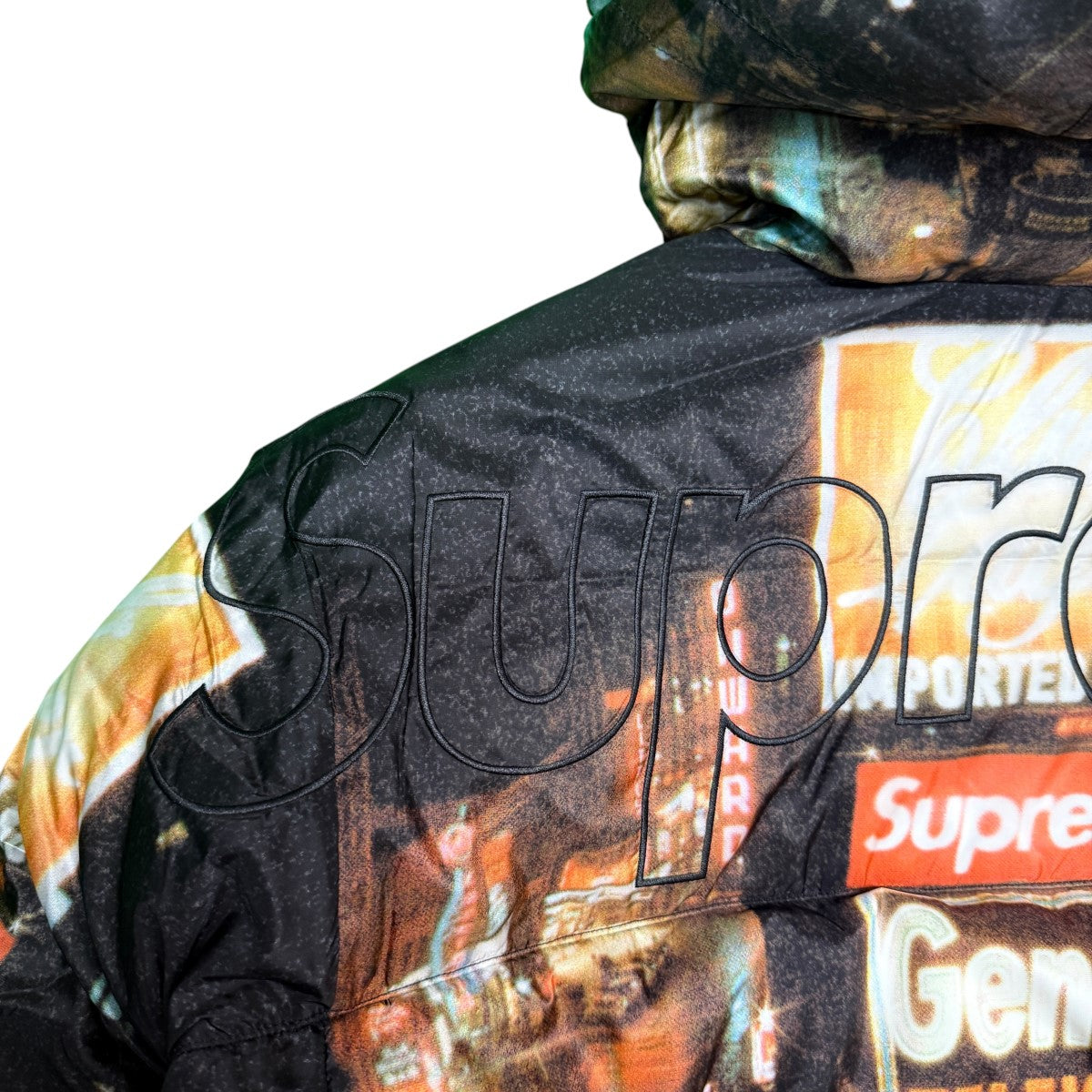 22AW/800-Fill Half Zip Hooded Pullover／Times Square800フィルハーフジップフードプルオーバーダウンジャケット/ND52205I