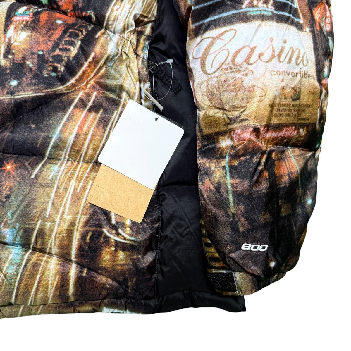 22AW/800-Fill Half Zip Hooded Pullover／Times Square800フィルハーフジップフードプルオーバーダウンジャケット/ND52205I