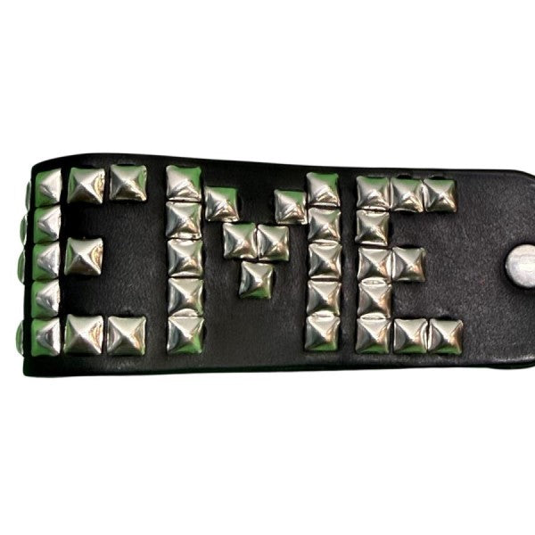 23SS/Studded Keychain Cow／スタッズキーチェーン カウレザー/Made in Italy