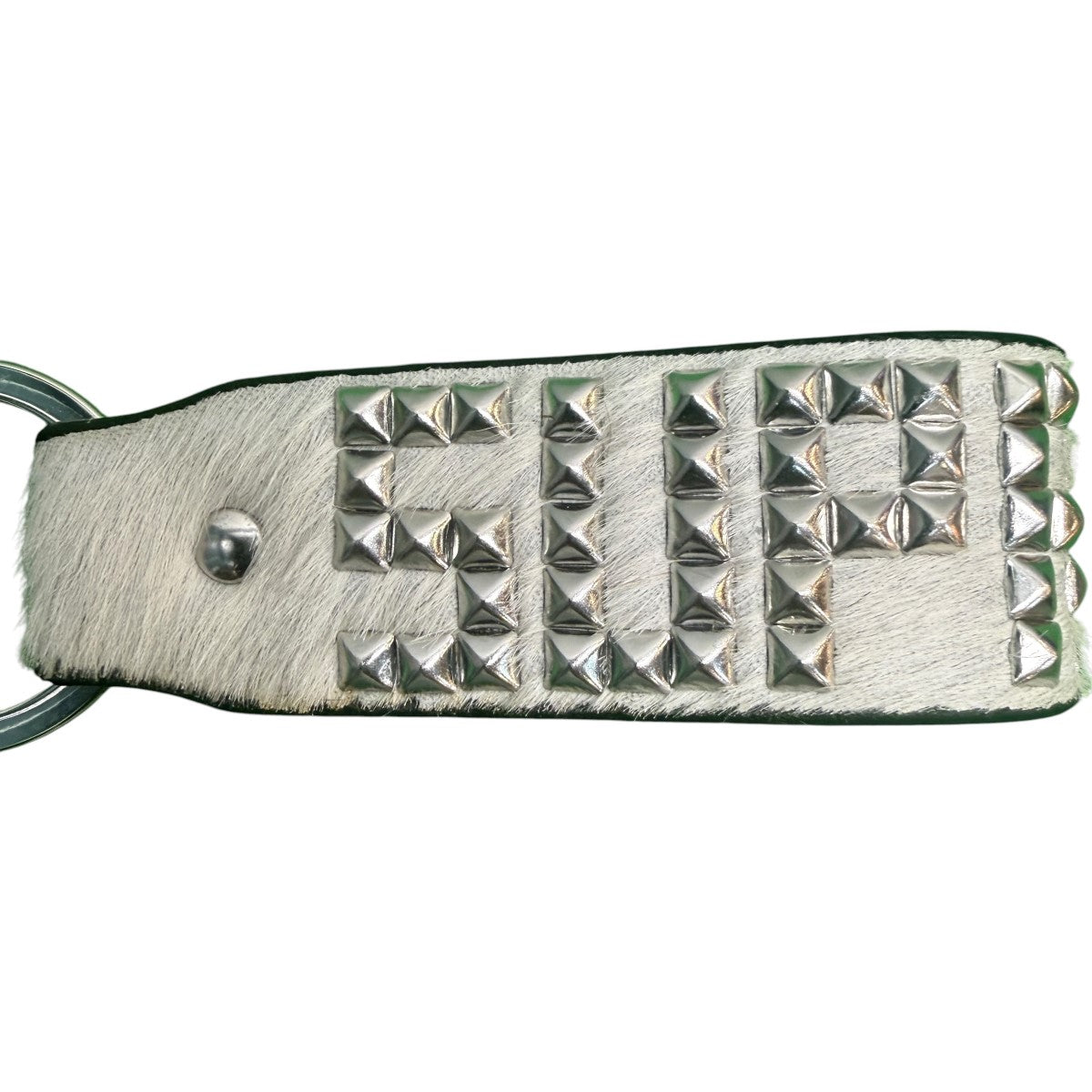23SS/Studded Keychain CowCOW HIDEスタッズキーチェーン／Made in Italy
