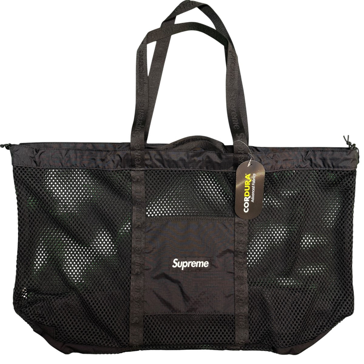 25SS/Mesh Tote Bag／メッシュトートバッグ/外ポケット1