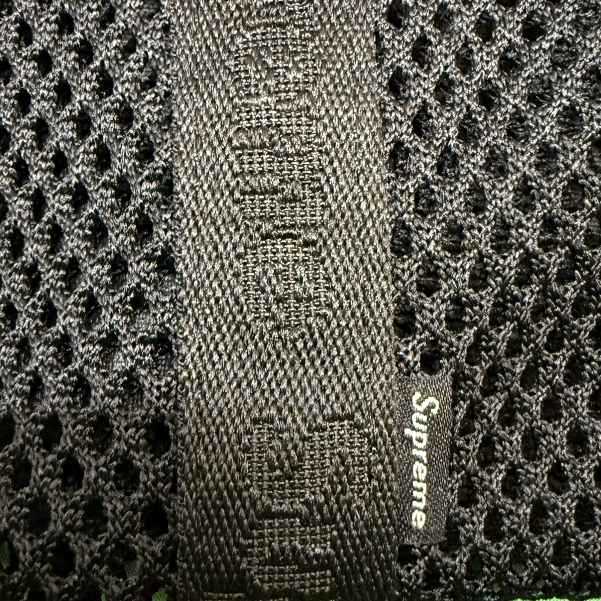 25SS/Mesh Tote Bag／メッシュトートバッグ/外ポケット1