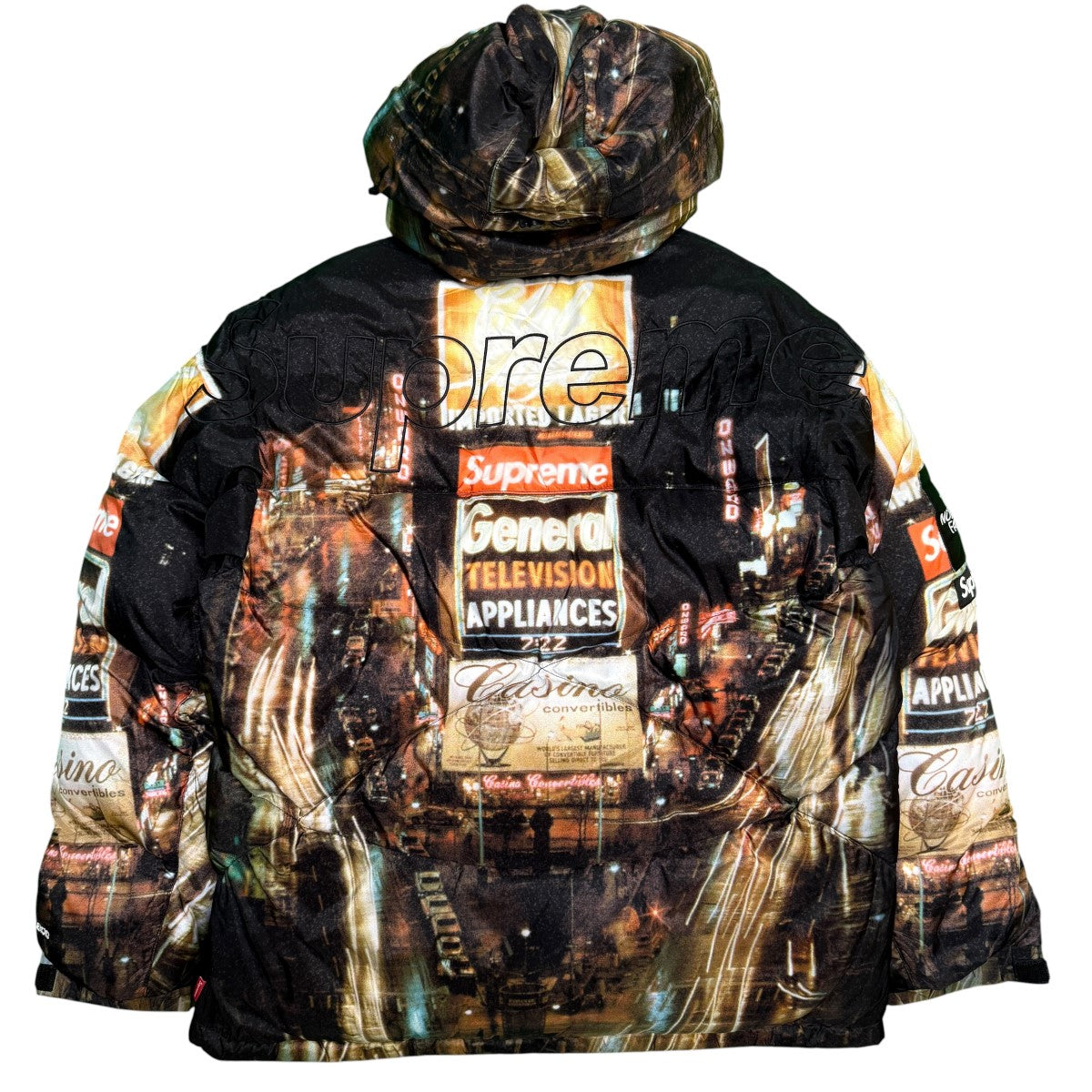 22AW/800-Fill Half Zip Hooded Pullover／Times Square／ 800フィルハーフジップフードプルオーバーダウンジャケット/ND52205I