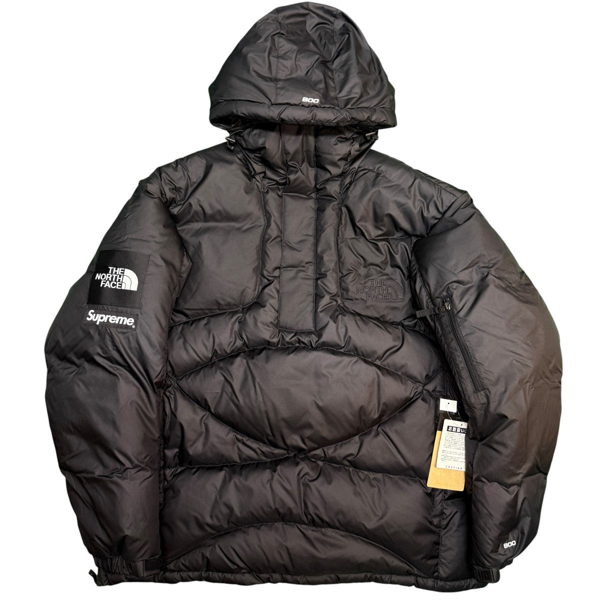 22AW/800-Fill Half Zip Hooded Pullover／800フィルハーフジップフードプルオーバーダウンジャケット/ND52205I