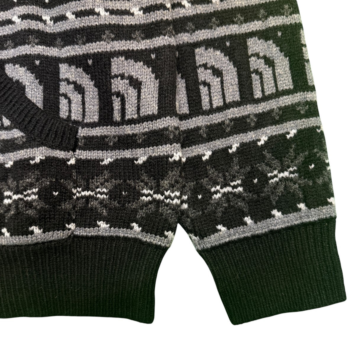 22AW/TS Faire Isle F／Z Hooded Sweater／ジップアップニットセーター/NT52212I