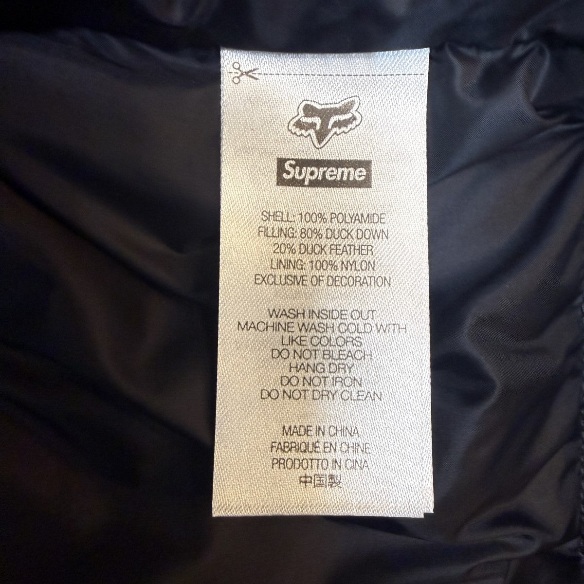 25AW/Fox Racing Shiny Down Puffer Jacket／フォックスレーシング シャイニー ダウン パファー ジャケット