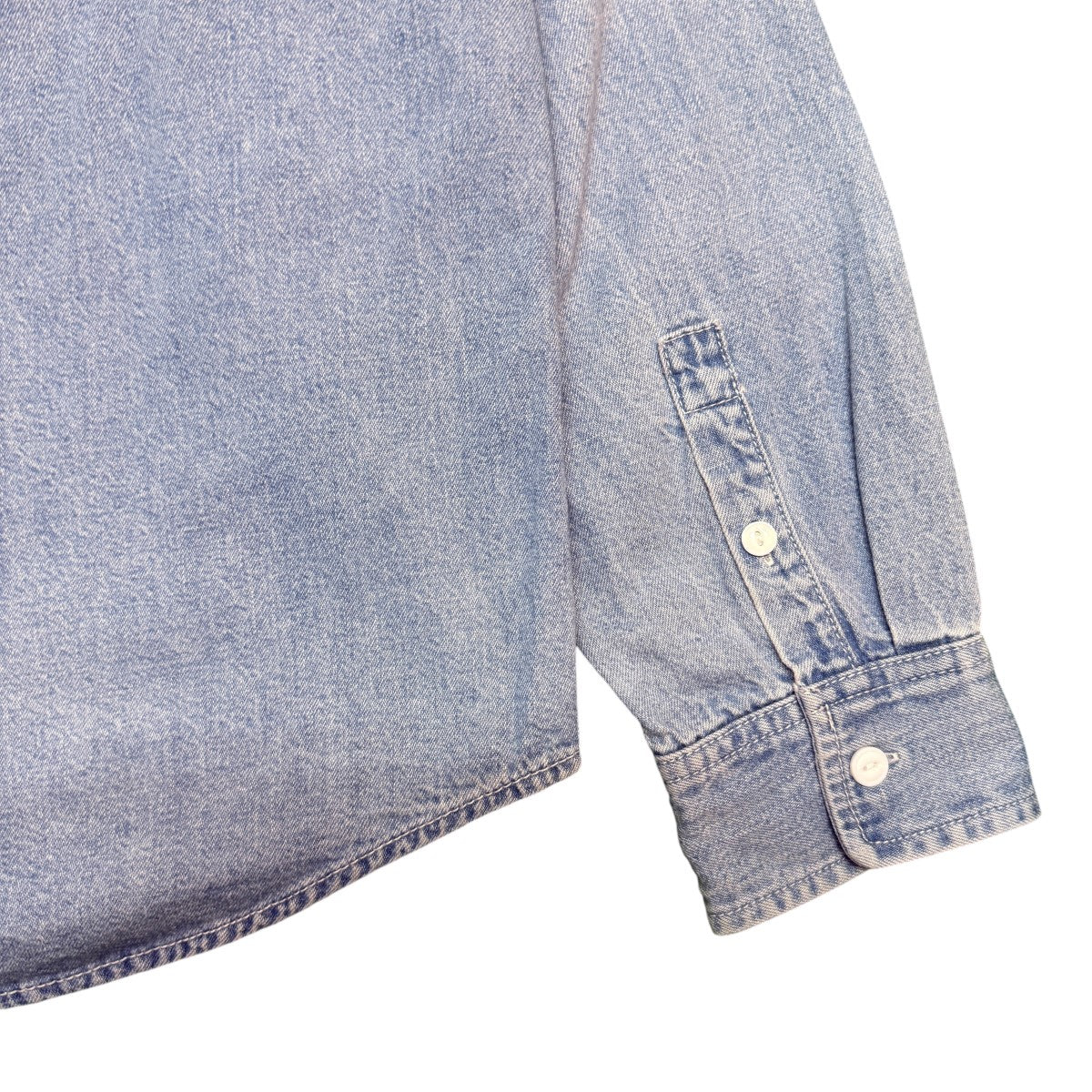 26SS/Work Denim Shirt／Light Denim／ワークデニムシャツ110376