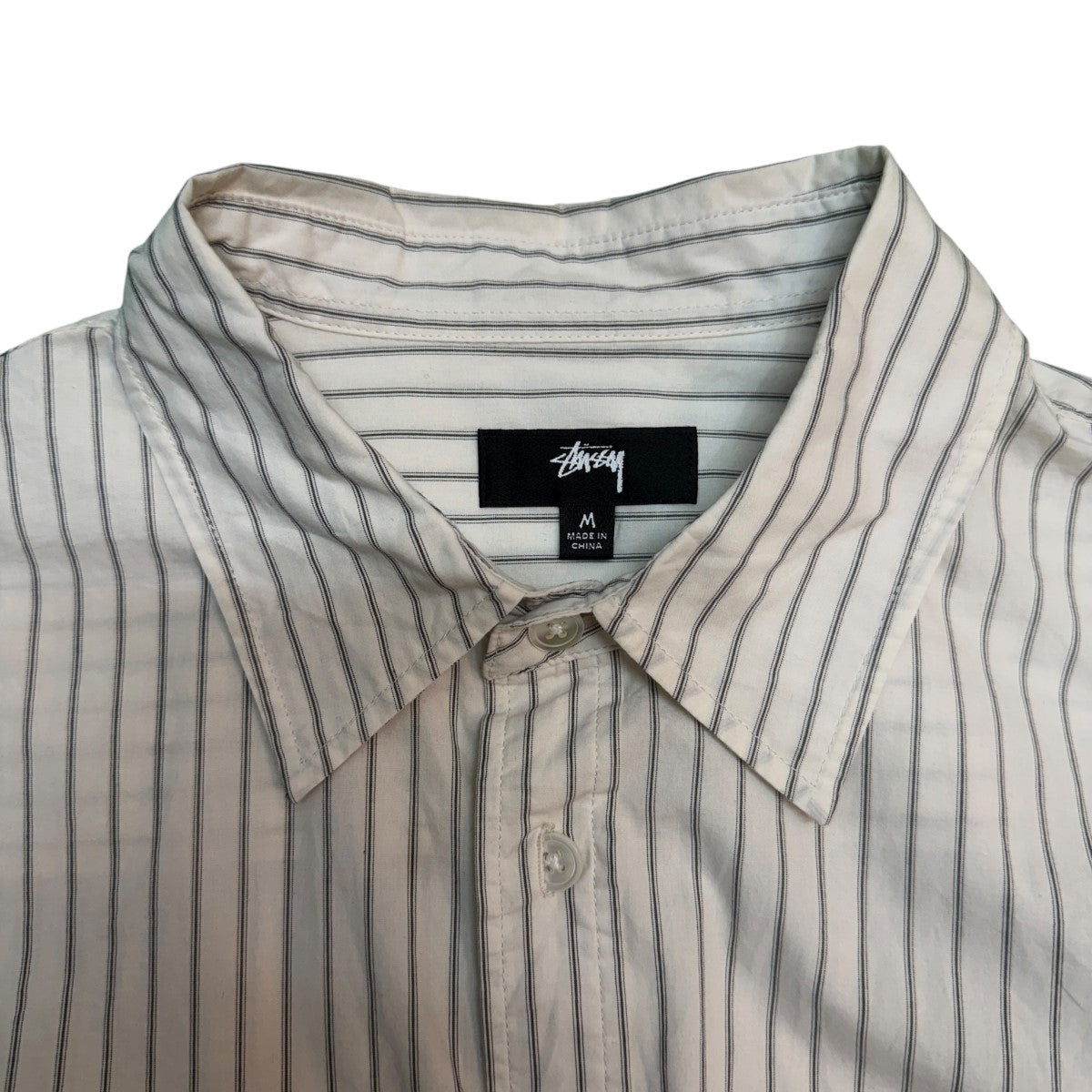 26SS/STANDARD SHIRT／Natural Stripe／スタンダードシャツ/1110388