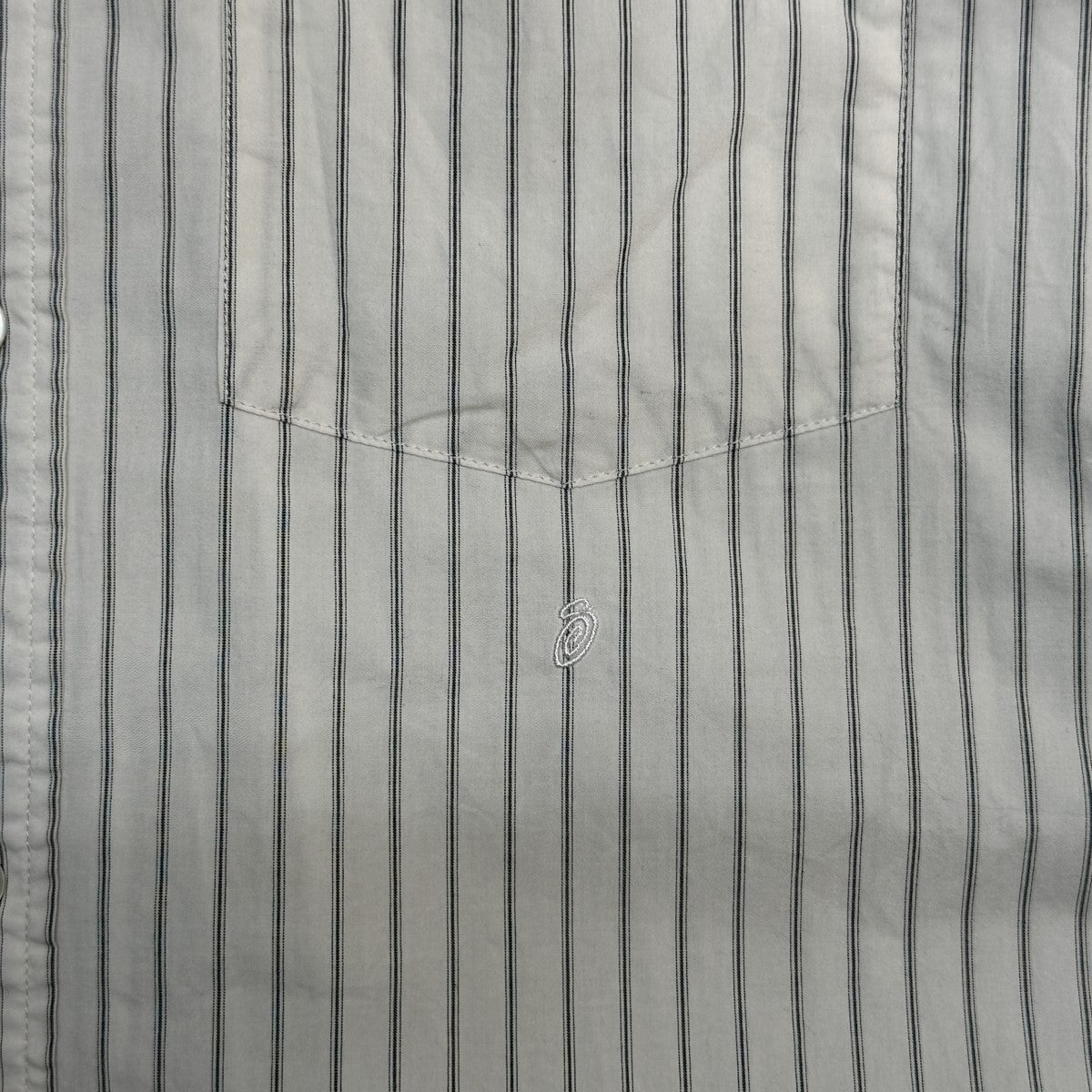 26SS/STANDARD SHIRT／Natural Stripe／スタンダードシャツ/1110388